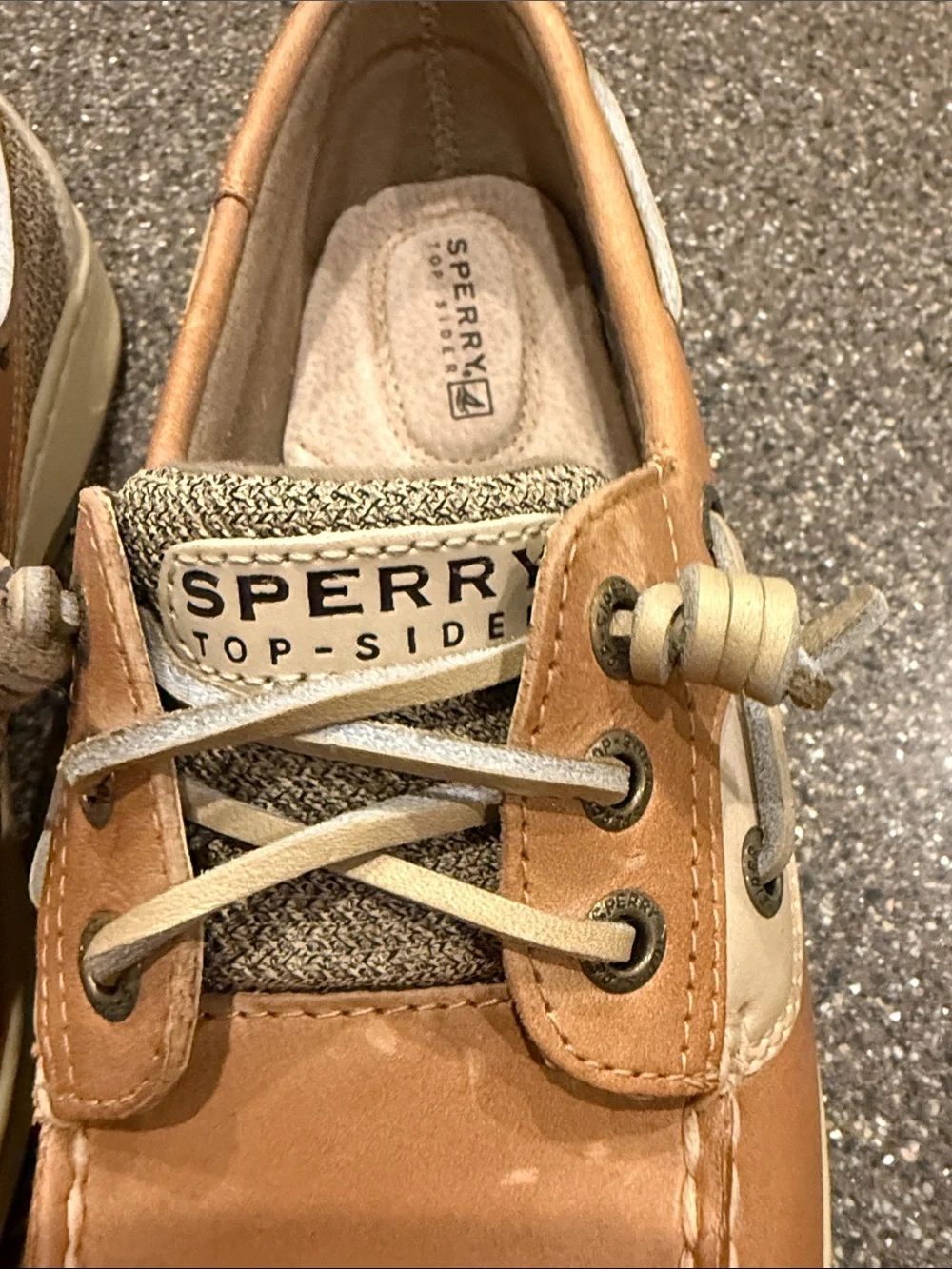 Sperry Women's Tan Leather 2-Eye Boat Shoes